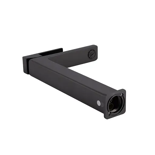 Смеситель для умывальника Qtap Gemini высокий QTGEM269GMB45680 Gunmetal Black PVD Шлифованный черный хром - фото 3