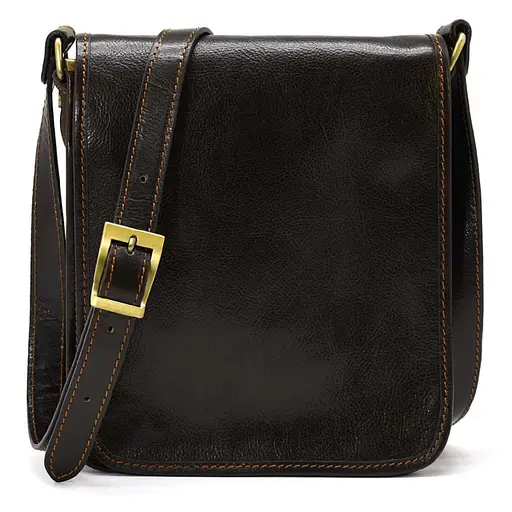 Стильный кожаный мужской планшет через плечо Firenze 26х22х8 см sum0028277 - фото 1