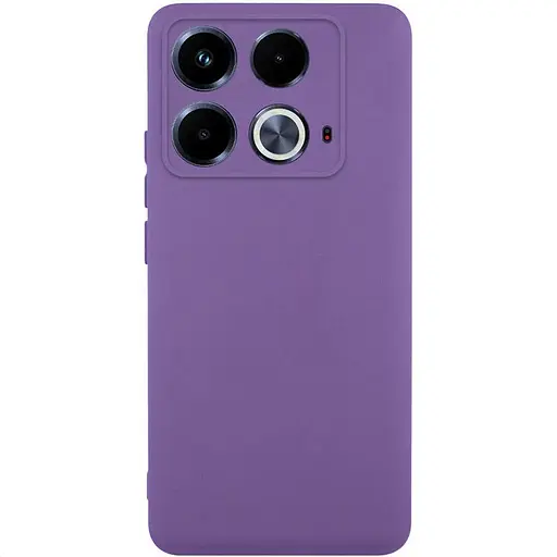 Чехол TPU GETMAN Liquid Silk Full Camera для Infinix Note 40 4G Фиолетовый / Amethyst