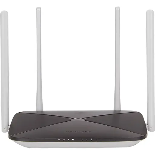WI-FI роутер Mercusys AC12, 1 FE WAN, 4 FE LAN, 4 антенны