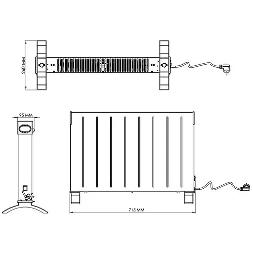 Конвекционный обогреватель Kumtel HC-2930 [74753] - фото 6