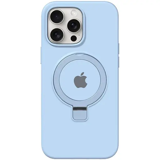 Чохол Epik Silicone Case Full Protective with Ring для Apple iPhone 13 Pro Max 6.7 Blue