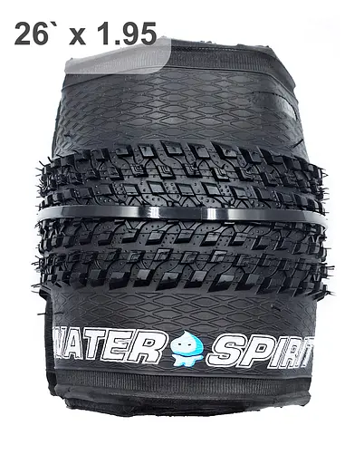 Покрышка складная велосипедная Kenda Water Spirit K1162 26х1.95 шипованная корд 60 TPI (G0001330) - фото 3