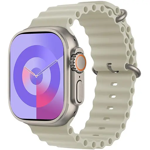 Смарт-годинник Smart Watch HK10 Ultra 3 49 мм з AMOLED Full HD екраном і з 2 додатковими ремінцями в комплекті Білий - фото 6