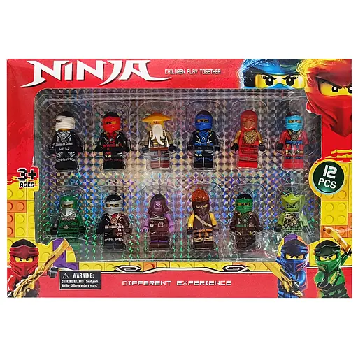 Дитячий ігровий набір фігурок "Ninja" 22636, 12 фігурок