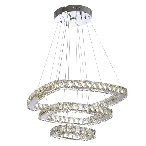 Люстра подвесная Brille хрустальная LED 60W NW CH (BR-970S/3)
