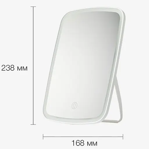 Дзеркало для макіяжу Xiaomi Jordan-Judy LED Makeup Mirror (NV026) Pink - фото 6