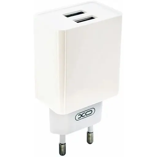 Зарядний мережевий пристрій XO L65 EU (2.4A) на 2 USB - фото 3