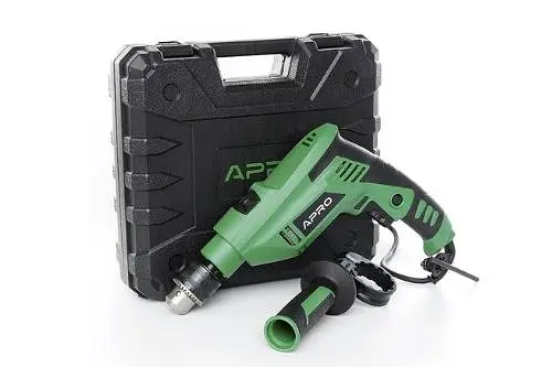 Дрель ударная сетевая Apro 600Вт в кейсе(899061) - фото 1
