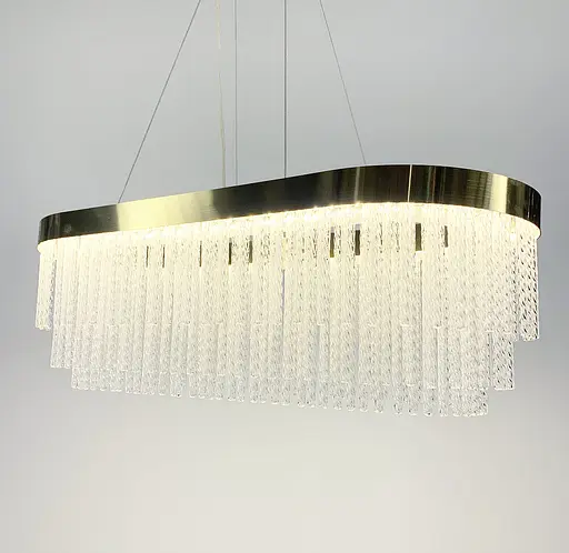 Видовжена розкішна дизайнерська люстра | Арт. M 221 L | Line F - фото 4