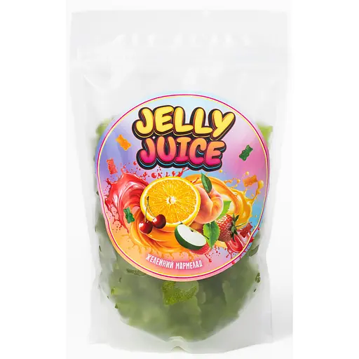Мармелад желейний Jelly Juice Funny Bears Зелене яблуко з натуральним соком 450 г