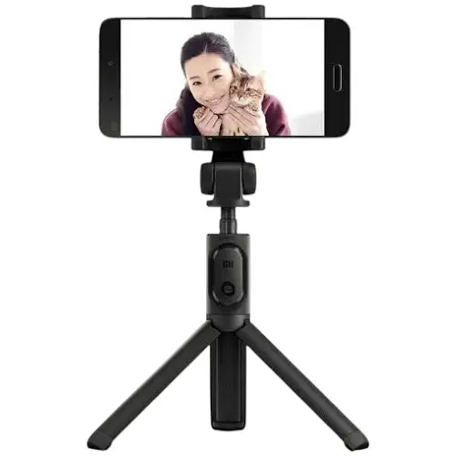Селфі-монопод Xiaomi Selfie Stick Tripod FBA4053CN Bluetooth кнопка FBA4070US Black - фото 1