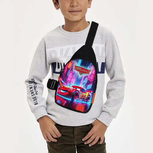 Сумка через плечо детская Тачки Молния Маккуин 29х17 см сумка слинг для мальчика (02221)