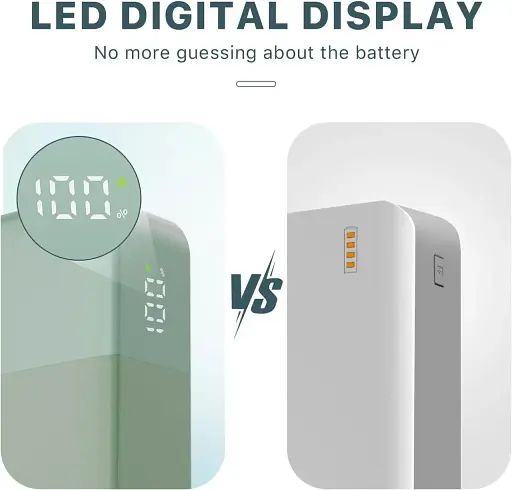 Портативний зарядний пристрій NOBIS, банк живлення ємністю 2000 мАг, блок живлення потужністю 45 Вт, швидке заряджання - фото 2