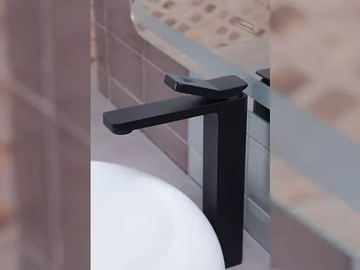 Змішувач для умивальника ASIGNATURA Unique чорний 85521602 - фото 4