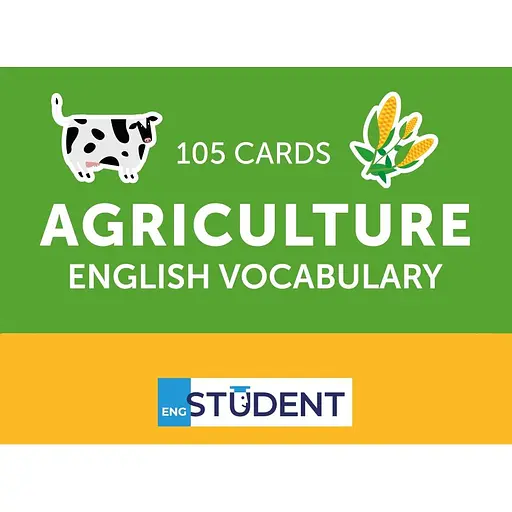 Карточки для изучения English Student Agriculture English Vocabulary - фото 1