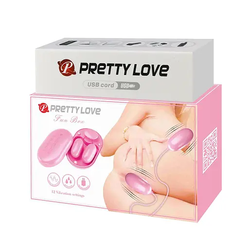 Набір з віброяєць Pretty Love Fun Box рожевий - фото 10