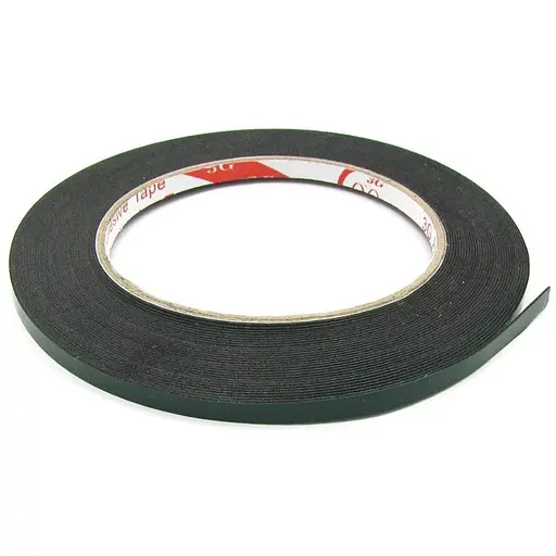 Скотч двосторонній ширина 10мм, товщина 0,5мм (зелений) на поліуретановій основі. - фото 1