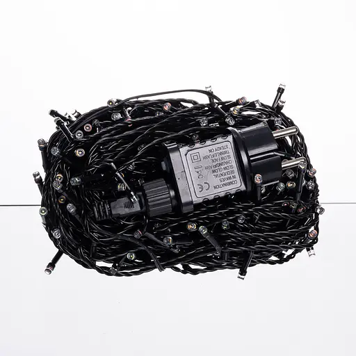 Гирлянда Нить уличная GarlandoPro 30 м 300 LED черная проволока Мультиколор CF300L30MBML - фото 3