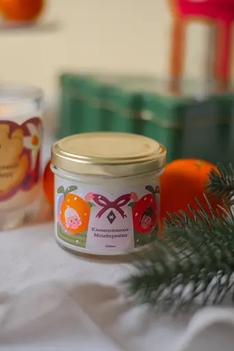Свічка Клементинка-Мандаринка 250 мл, 30 год 250 мл - фото 3