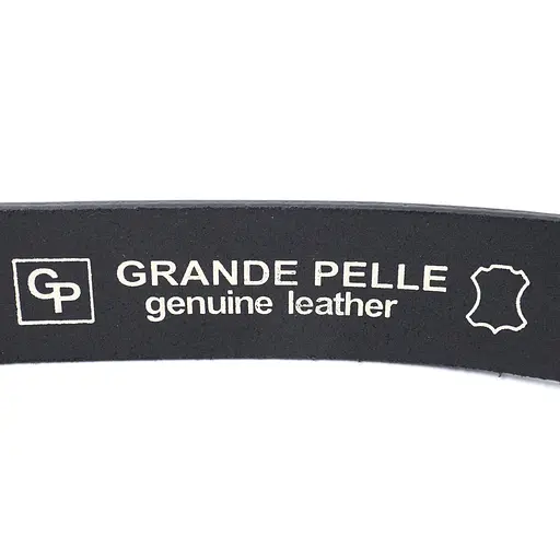 Ремінь шкіряний Grande Pelle чоловічий 3,4х120 см acs0026899 - фото 3