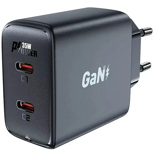 МЗП Acefast A49 PD35W GaN (2USB-C) Black - фото 3