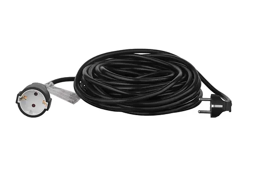 Мережевий фільтр 1XSchuko, 3G*1.5мм, 15м, black (2E-PC315M15) - фото 1