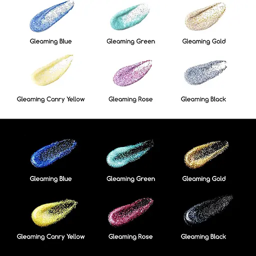 Набор акриловых красок MEEDEN Iridescent 6x22 мл - фото 3