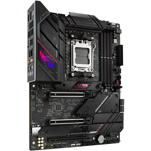 Материнська плата Asus Rog Strix B650E-E Gaming WIFI sAM5 B650 4xDDR5 M.2 USB HDMI-DP WiFi BT - фото 3
