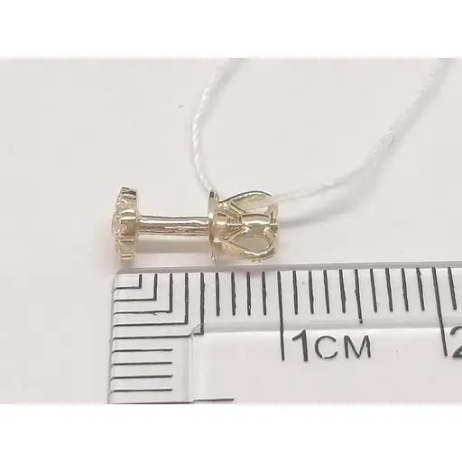 Золоті сережки-пуссети Favoritum з фіанітами. 211334 - фото 4