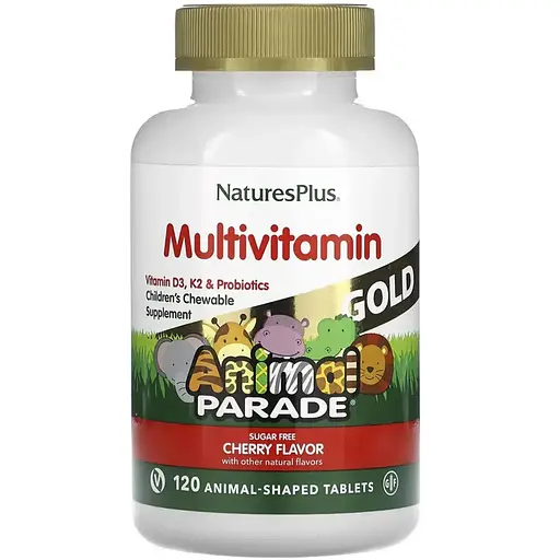 Витаминно-минеральный комплекс Nature's Plus Animal Parade Gold 120 chewtabs (1086-2023-10-4406)