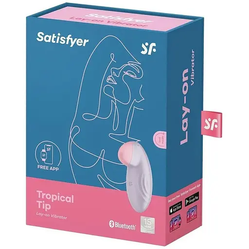 Cмарт-вібратор для клітора Satisfyer Tropical Tip Light Lilac - фото 8