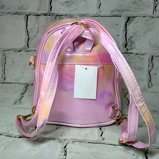 Дитячий рюкзак-сумка Стіч та Ангел рожевий 20×16×10 см (24-487) - фото 3