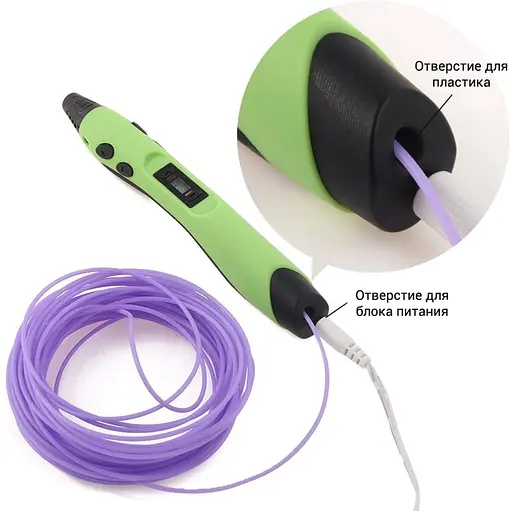 Набор PLA пластика для 3D ручки (4 цвета, 40 м) [46596] - фото 3