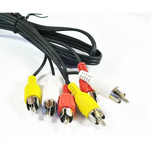 Кабель 4You AV 3R 3R тюльпаны RCA аудио-видео шнур - фото 1