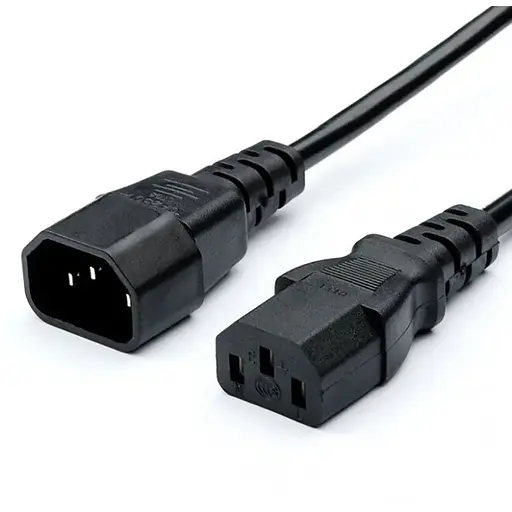 Шнур питания С13-C14, 3 м, 1.5 мм2, Kingda