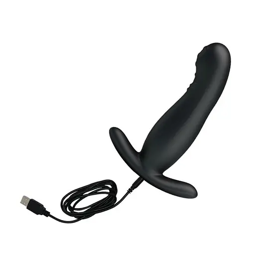 Стимулятор простати Pretty Love Prostate Massager, 12.7 см чорний - фото 3