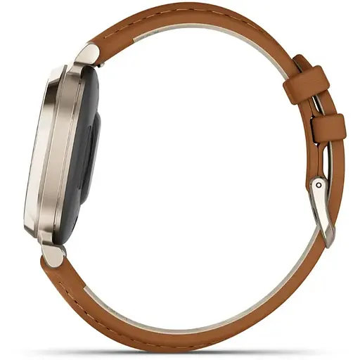 Смарт-часы Garmin Lily 2 Cream Gold with Tan Leather Band 010-02839-60 - фото 8