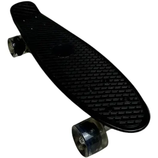 Скейт Пенни Борд A-Toys Penny Board Maraton со светящимися колёсами с декой 55 см черный