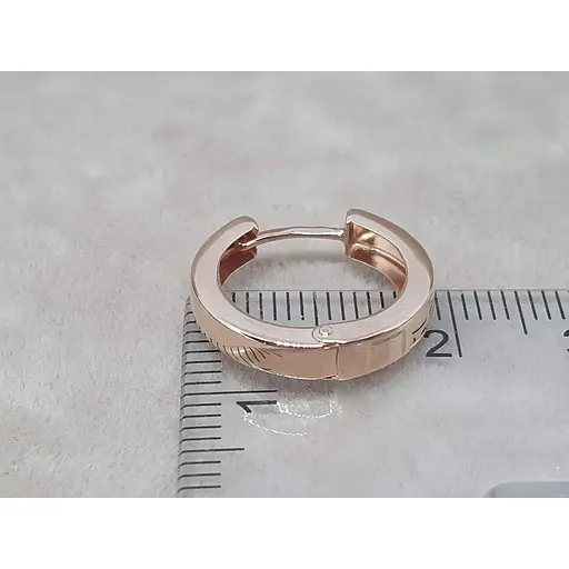 Золоті сережки-кільця Tango. 470331 - фото 5