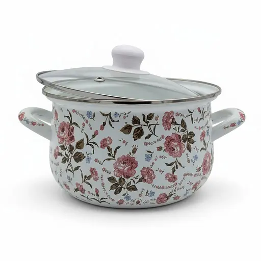 Набор кастрюль Verona эмалированные с крышками 1.6 л, 2.3 л, 3 л (VR-0003-03) - фото 5