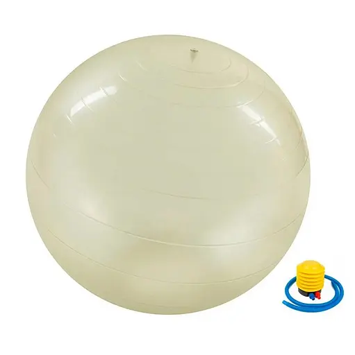Мяч для фитнеса (фитбол) "HMS" NE-TRN21-85 прозрачный 85 см