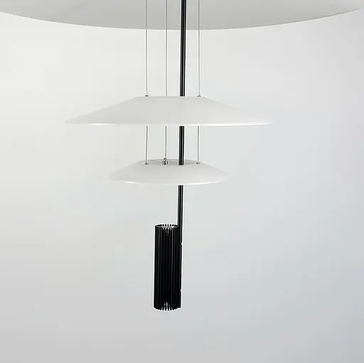 Дизайнерский 4-х ярусный светильник КРЫЛЬЯ СВЕТА с черным основанием Line.F MJ 14-360+680+360+215 BK - фото 4