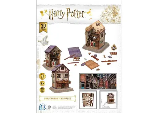 Пазл 4D Puzz 3D Гоґвортський Експрес Гаррі Поттер Hogwarts Express Set 3D puzzle 180 ел. (4dpuz001) - фото 4