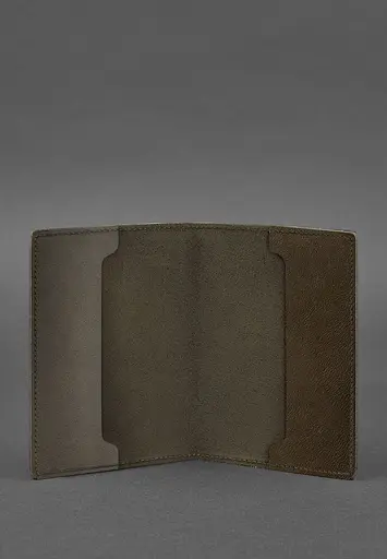 Кожаная обложка для военного билета офицера запаса 8.0 темно-коричневая Crazy Horse - фото 3