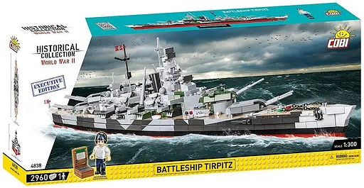 Конструктор COBI корабель Battleship TIRPITZ 1:300 4838