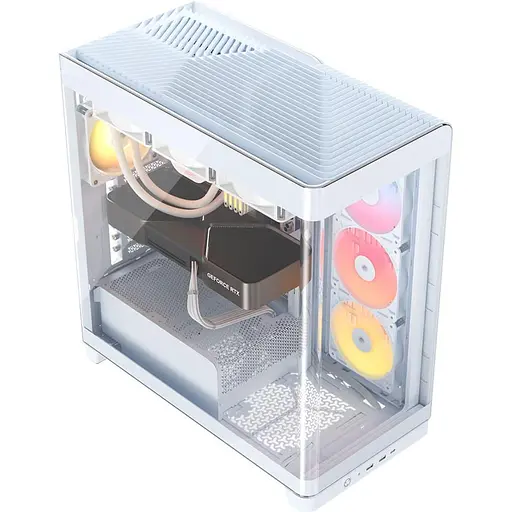 Корпус Corsair FRAME 4500X LX-R RGB из закаленного стекла, белый (CC-9011317-WW) - фото 3