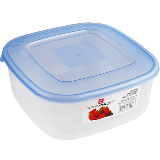 Контейнер для харчових продуктів 2500 мл квадратний