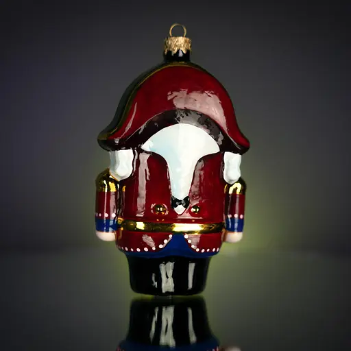 Набір ялинкових прикрас Різдвяні історії Ялинковий в дерев'яній коробці скло (4820001154214) - фото 3