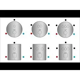 Вбудована частина для настінного змішувача Paffoni Compact Box CPBOX001 - фото 9